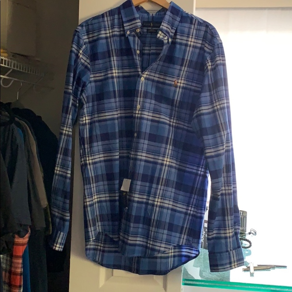 Blue Ralph Lauren button up